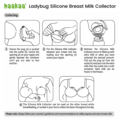 Ladybug Silicone Breast Milk Collector  (40ml/75ml)