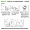 Combo Ladybug Silicone Breast Milk Collector 40ml/75ml